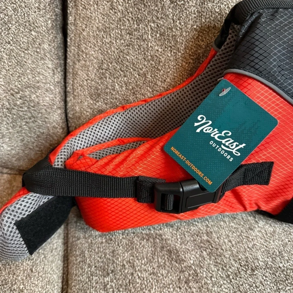 NWT NorEast Outdoors Flotation Vest for dogs harness jacket size large (90-120#)